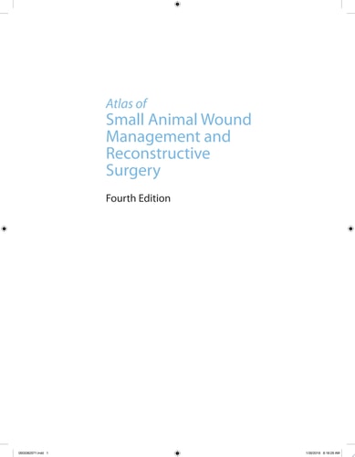 ATLAS OF ANIMAL WOUND MANAGEMENT AND RECONSTRUCTIVE SURGERY, de Michael M. Pavletic | portada del libro
