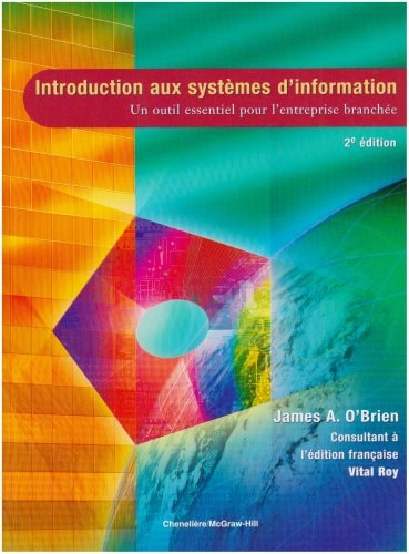 INTRODUCTION AUX SYSTEMES D'INFORMATION, de James A. O'Brien | portada del libro