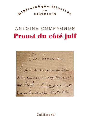 PROUST DU COTE JUIF, de Antoine Compagnon | portada del libro