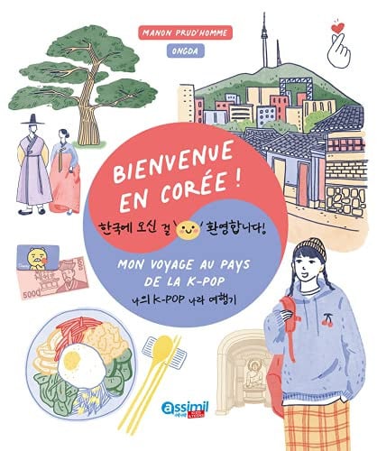 BIENVENUE EN COREE MON VOYAGE AU K-POP | portada del libro
