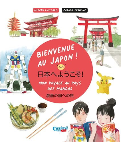 BIENVENUE AU JAPON MON VOYAGE AU PAYS | portada del libro