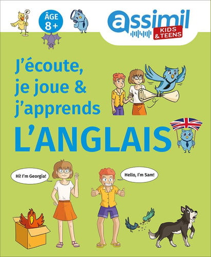 J ECOUTE JE JOUE J APPRENDS L ANGLAIS, de HOLIDAY KATE | portada del libro