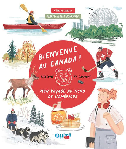 BIENVENUE AU CANADA MON VOYAGE AU NORD | portada del libro