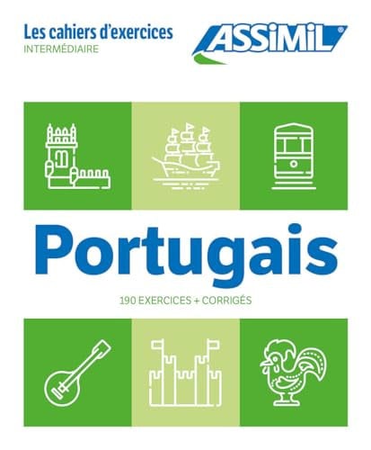 PORTUGAIS : INTERMEDIAIRE : 190 EXERCICES + CORRIGES, de  | portada del libro