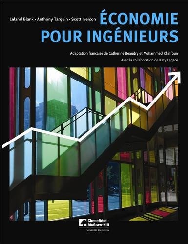 ECONOMIE POUR INGENIEURS, de Leland T. Blank | portada del libro