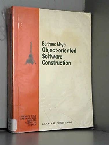 OBJECT ORIENTED SOFTWARE CONST, de MEYER | portada del libro