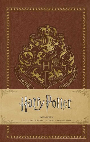 HARRY POTTER HOGWARTS RULED POCKET JOURNAL | portada del libro