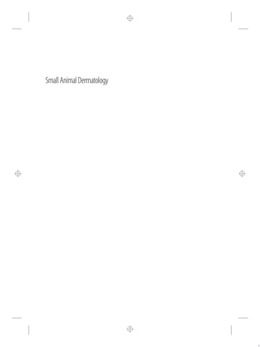 SMALL ANIMAL DERMATOLOGY WHATS YOUR DIAGNOSIS, de Jane Coatesworth | portada del libro