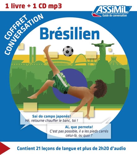 COFFRET CONVERSATION BRESILIEN : 1 LIVRE + 1 CD MP3, de  | portada del libro
