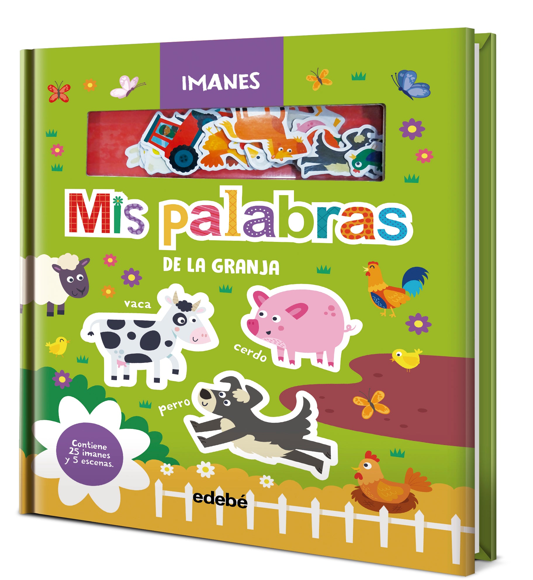LIBRO DE IMANES: MIS PALABRAS DE LA GRANJA, de EQUIPO GEMINI | portada del libro