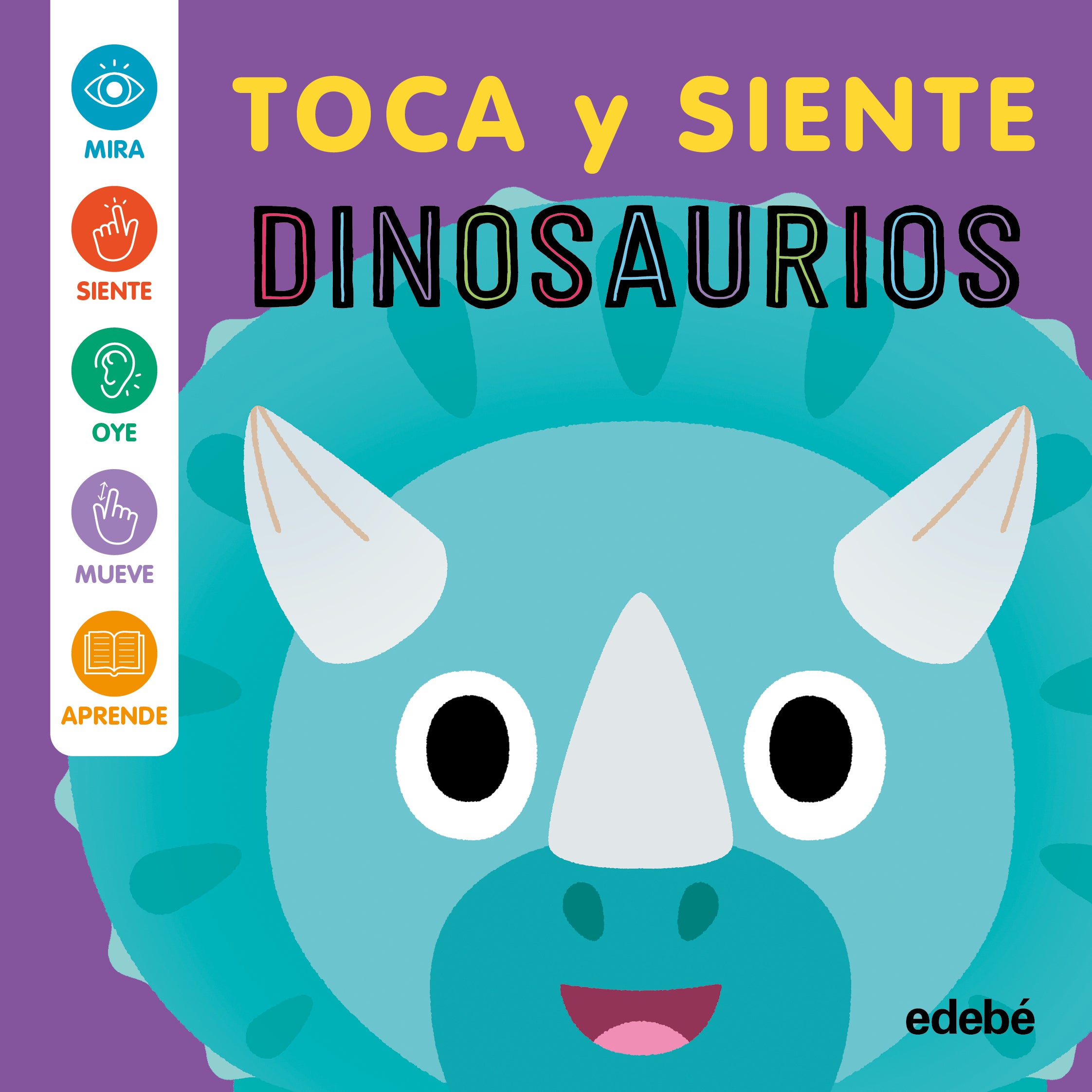 DINOSAURIOS - TOCA Y SIENTE, de HARKNESS | portada del libro