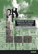 PERSONAL DE OFICIOS, SERVICIOS INTERNOS DEL AYUNTAMIENTO DE MADRI | portada del libro