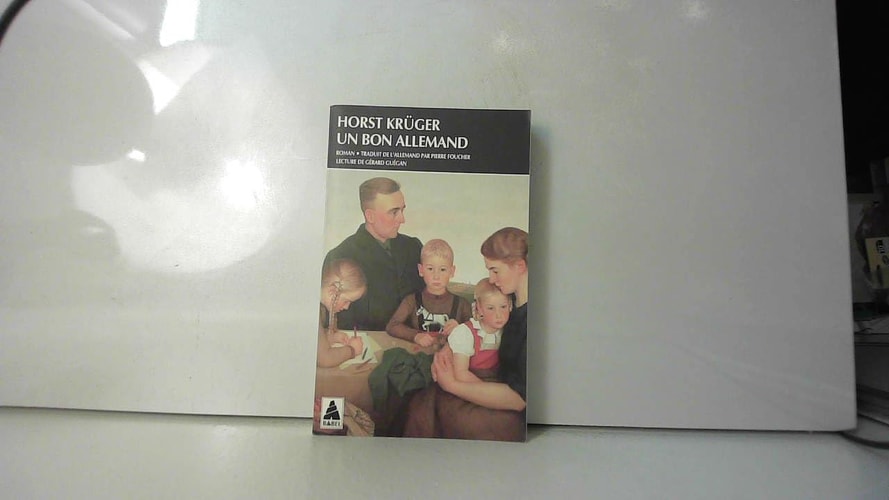 UN BON ALLEMAND NO 66, de Horst Krüger | portada del libro