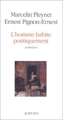 L'HOMME HABITE POETIQUEMENT, de Pignon-ernest | portada del libro