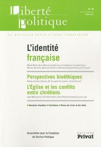 LIBERTE POLITIQUE N48, de Henri Hude | portada del libro