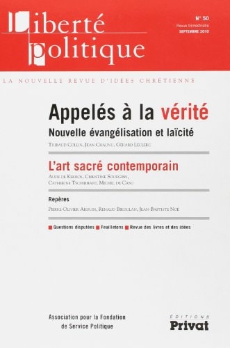 LIBERTE POLITIQUE N 50, de Thibaud Collin | portada del libro