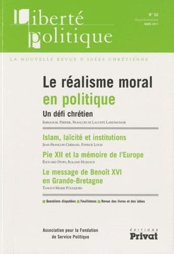 LIBERTE POLITIQUE N 52, de Jean-François Chemain | portada del libro