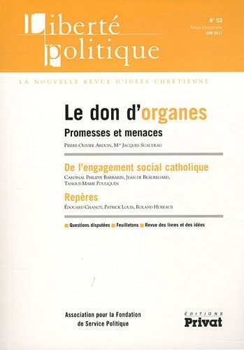 LIBERTE POLITIQUE N53, de Pierre-Olivier Arduin | portada del libro
