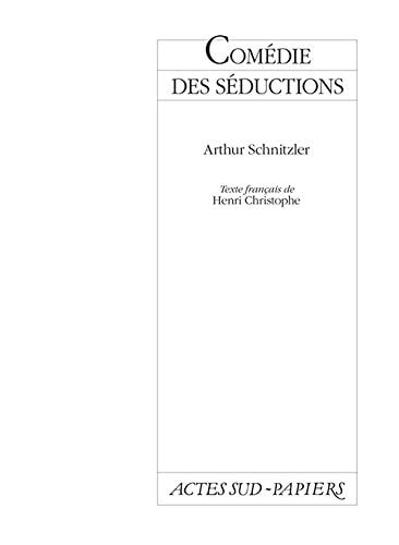 LA COMEDIE DES SEDUCTIONS, de Arthur Schnitzler | portada del libro