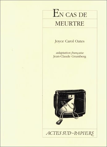 EN CAS DE MEURTRE, de Joyce Carol Oates | portada del libro