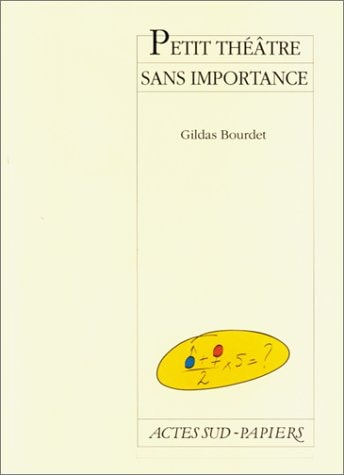 PETIT THEATRE SANS IMPORTANCE, de Bourdet | portada del libro