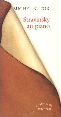 STRAVINSKI AU PIANO, de Butor | portada del libro