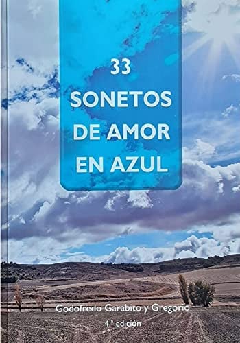 33 Sonetos de amor en azul, de Garabito y Gregorio | portada del libro