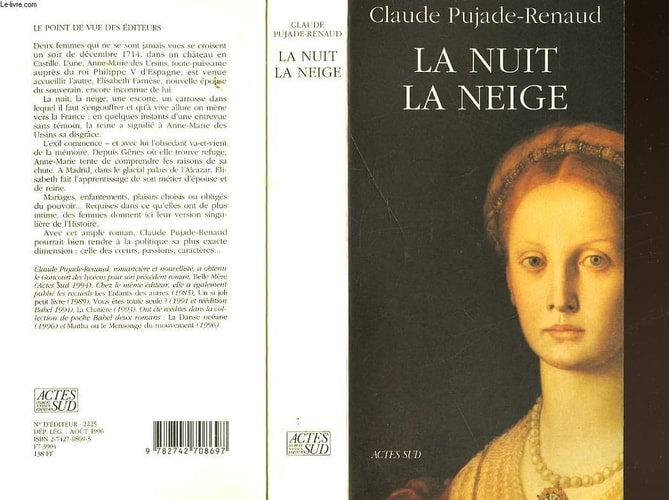 LA NUIT LA NEIGE, de Pujade-renaud | portada del libro