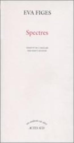SPECTRES, de Eva Figes | portada del libro