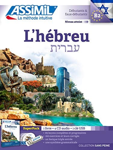 L'HEBREU SUPERPACK LIBRO+4CD+1 USB, de JACQUET ROGER#J | portada del libro