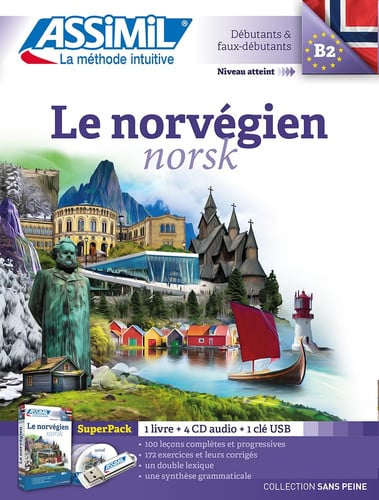 LE NORVEGIEN SUPERPACK LIBRO+4CD+1 USB, de ASSIMIL | portada del libro