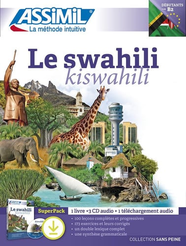 LE SWAHILI SUPERPACK TELECHARGEMENT, de RACINE ODILE | portada del libro