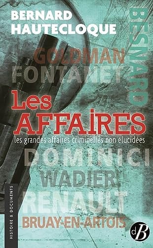 LES AFFAIRES, de HAUTECLOQUE BER | portada del libro