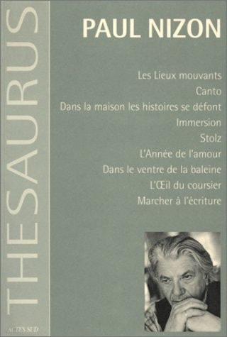 THESAURUS, PAUL NIZON, de Paul Nizon | portada del libro