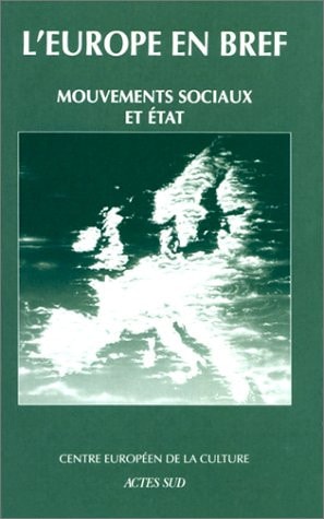 L'EUROPE EN BREF 3, MOUVEMENTS SOCIAUX ET ETAT, de Cattacin | portada del libro