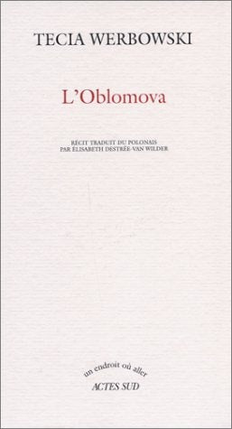 L'OBLOMOVA, de Tecia Werbowski | portada del libro