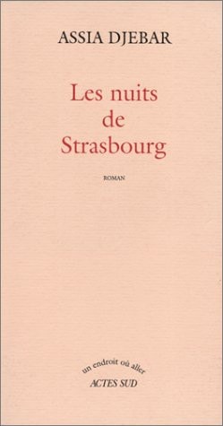 LES NUITS DE STRASBOURG, de Djebar | portada del libro