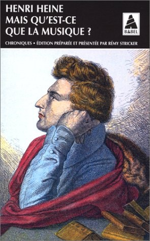 MAIS QUEST CE QUE LA MUSIQUE, de Heinrich Heine | portada del libro