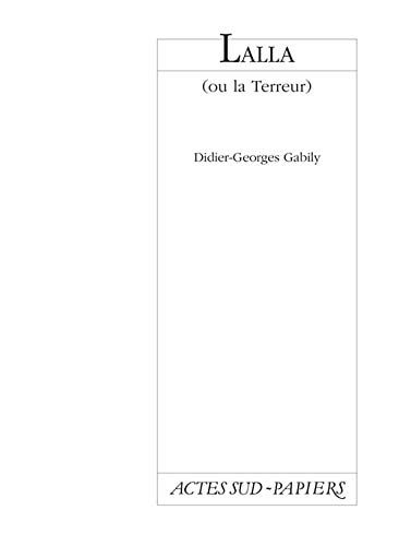 LALLA (OU LA TERREUR), de Gabily | portada del libro