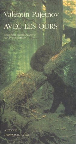 AVEC LES OURS, de Valentin Pajetnov | portada del libro