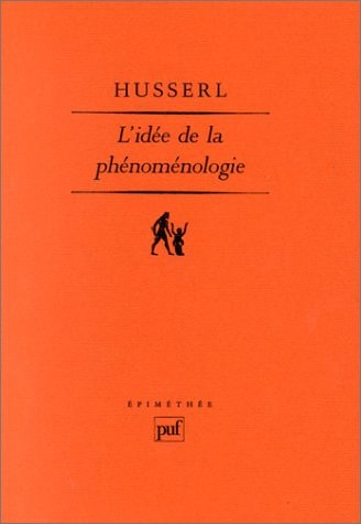 'IDEE DE LA PHENOMENOLOGIE, de Edmund Husserl | portada del libro