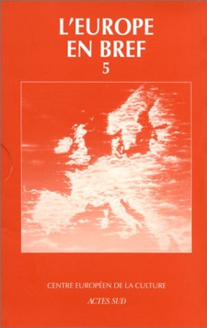 COFFRET EUROPE EN BREF NO5 4VOLS, de Collectif | portada del libro