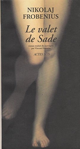 LE VALET DE SADE, de Nikolaj Frobenius | portada del libro