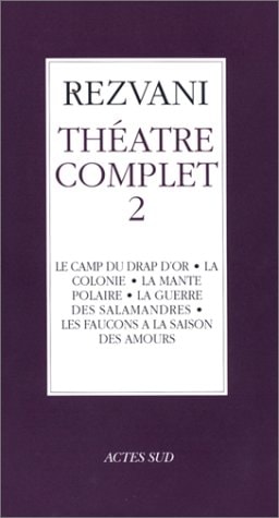 THEATRE COMPLET II, de Rezvani | portada del libro