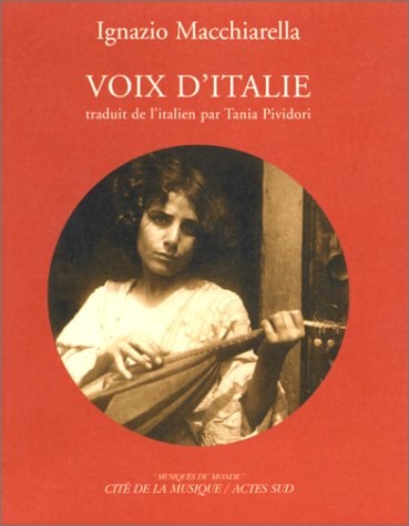 VOIX D'ITALIE, de Ignazio Macchiarella | portada del libro