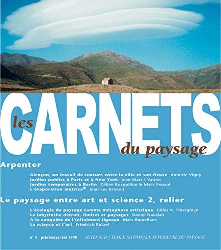 LES CARNETS DU PAYSAGE NA 3 LE PAYSAGE ENTRE ART ET SCIENCE, de Collectif | portada del libro