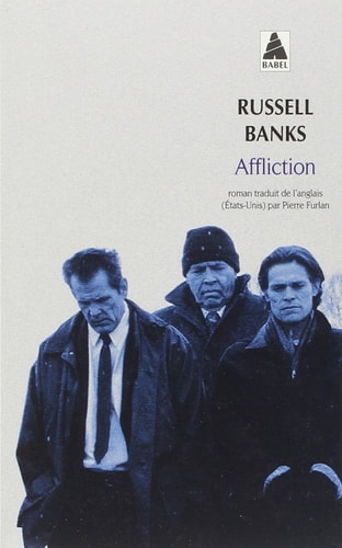 AFFLICTION, de Russell Banks | portada del libro