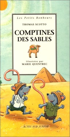 COMPTINES DES SABLES, de Thomas Scotto | portada del libro