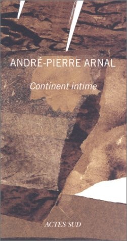 CONTINENT INTIME, de André-Pierre Arnal | portada del libro