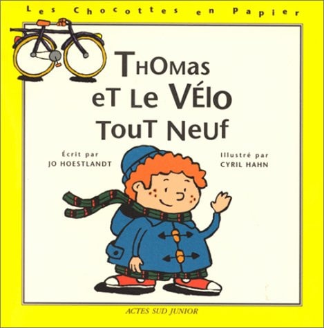 THOMAS ET LE VELO TOUT NEUF, de Jo Hoestlandt | portada del libro